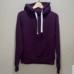 Fashion Nova Deep Maroon Hoodie Sweater